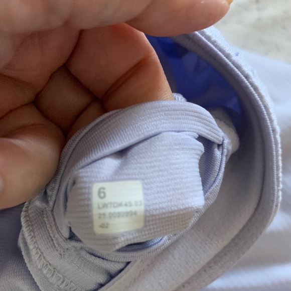 Lululemon Athletica Swiftly Mid Rise Shorts Size 6 - Picture 6 of 7